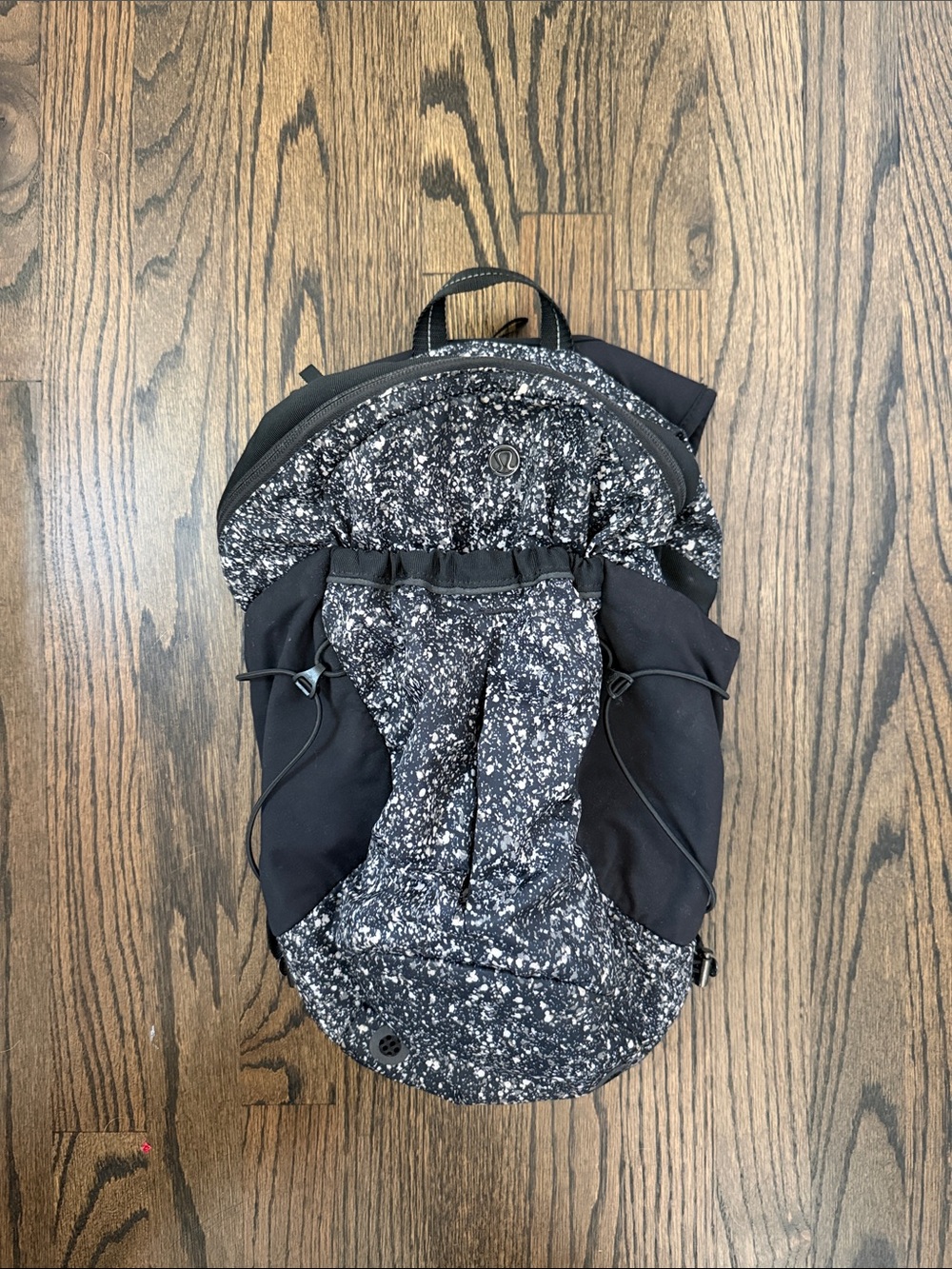 lululemon athletica Black and White Speckle Backpack
